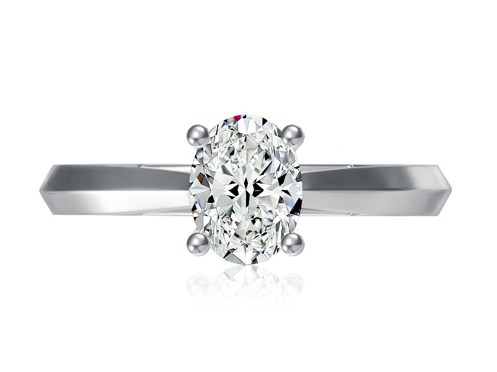 A jaffe solitaire engagement deals ring