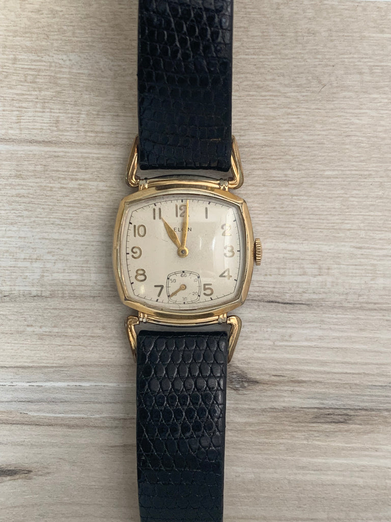 Elgin 10k shop gold watch